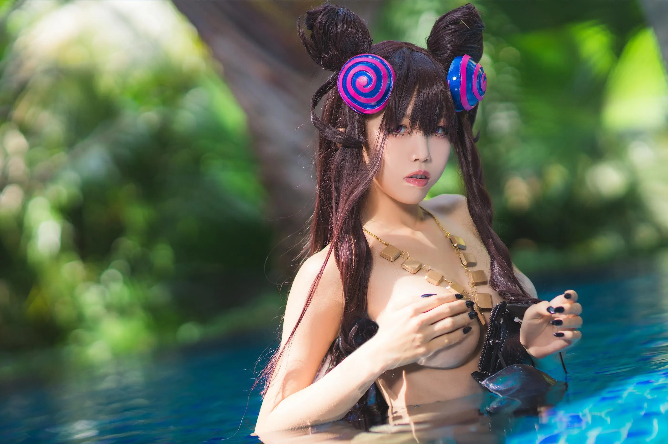 水淼 – NO.42 紫式部水着Ver [41P]插图2